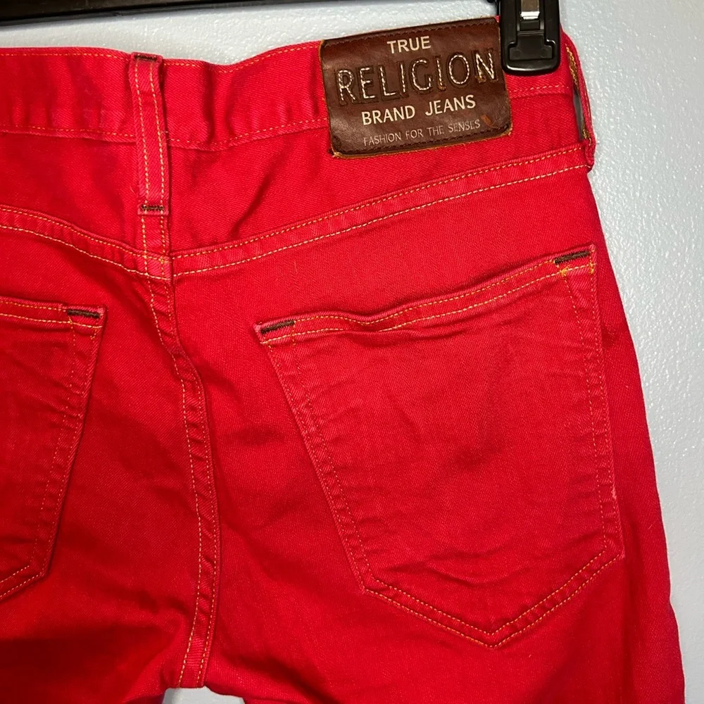 True Religion Cherry red skinny jeans - Picture 5 of 5